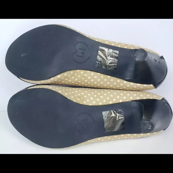 Rare 2013 TUK Tan Kitten Kitty Cat Heels Pumps Size 9 Meow Cat Anti Pop Shoes - Picture 4 of 14